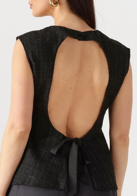 Zwarte NEO NOIR Top RAFLI BOUCLE TOP - large