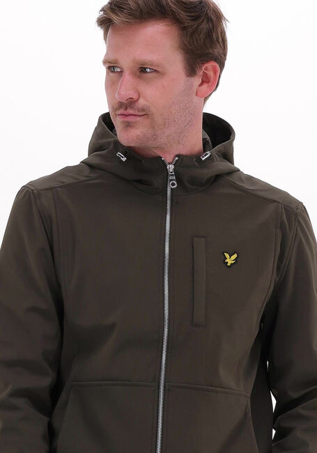 Groene LYLE & SCOTT Jack SOFTSHELL JACKET - large