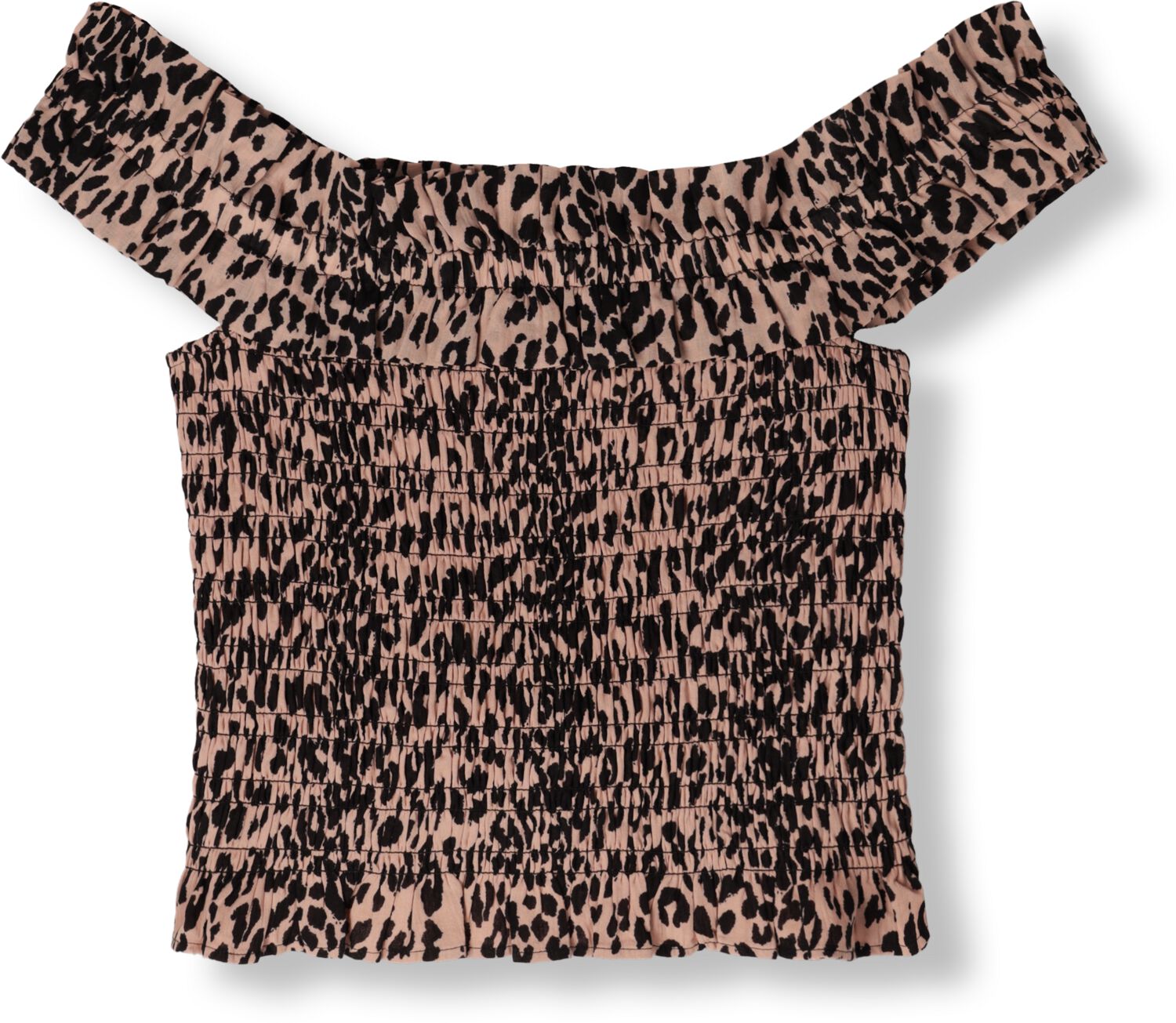 CATWALK JUNKIE Dames Tops & T-shirts Off-shoulder Smock Top Bruin