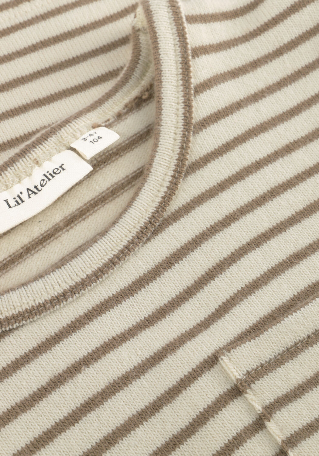 Zand LIL' ATELIER T-shirt NMMTHORO JEN LS SLIM TOP LIL - large