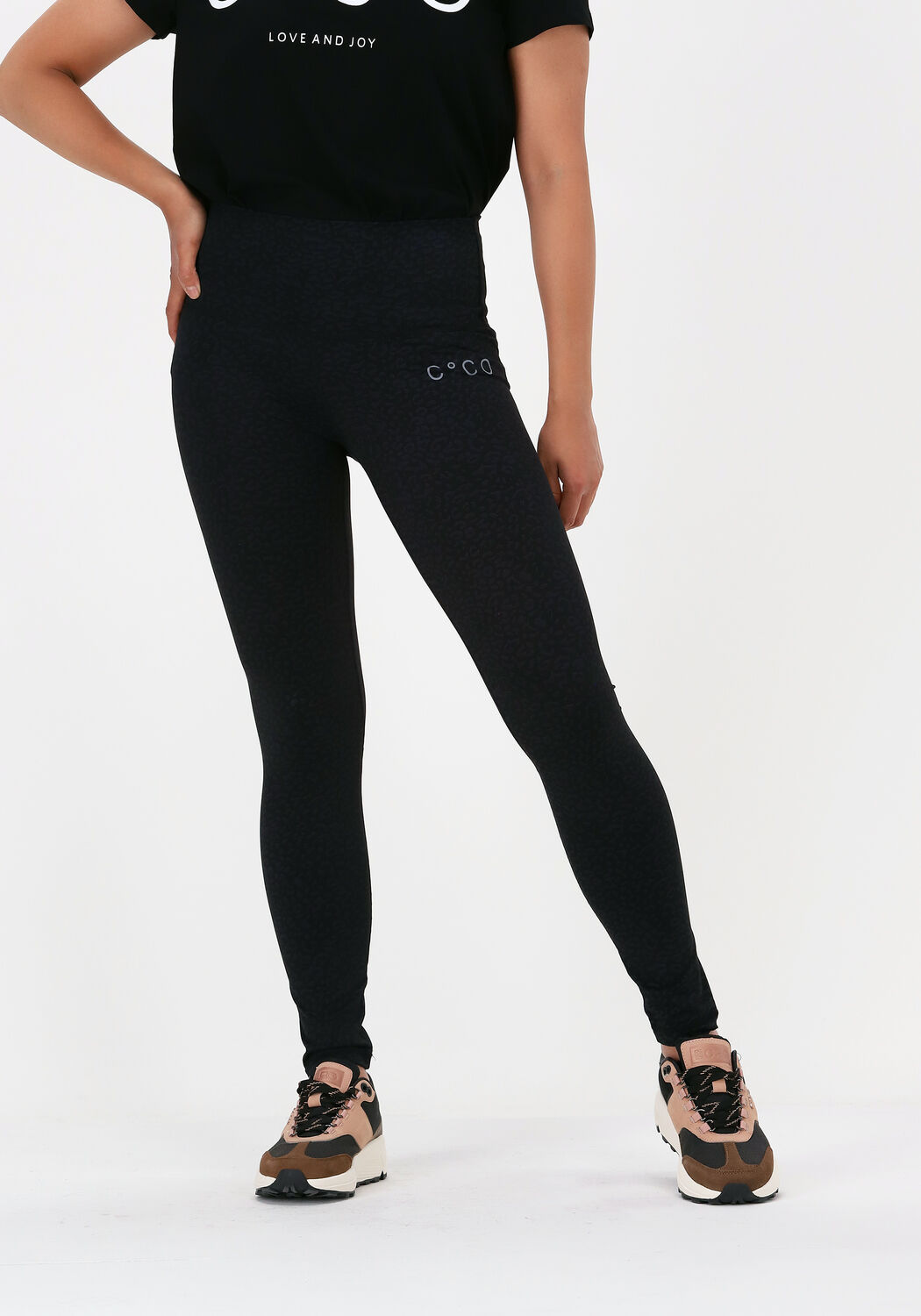 Zwarte CO'COUTURE Legging BAXTER ANIMAL 