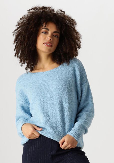 Blauwe NUKUS Trui MATILDE PULLOVER BOUCLE - large