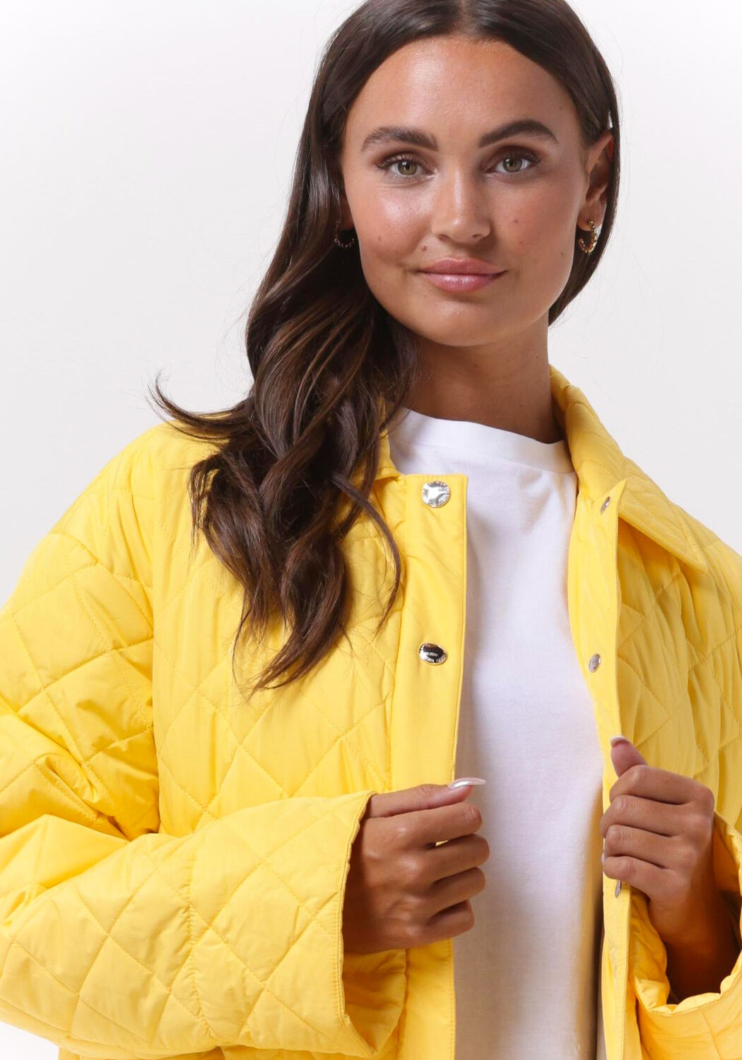 Tommy hilfiger jas geel sales