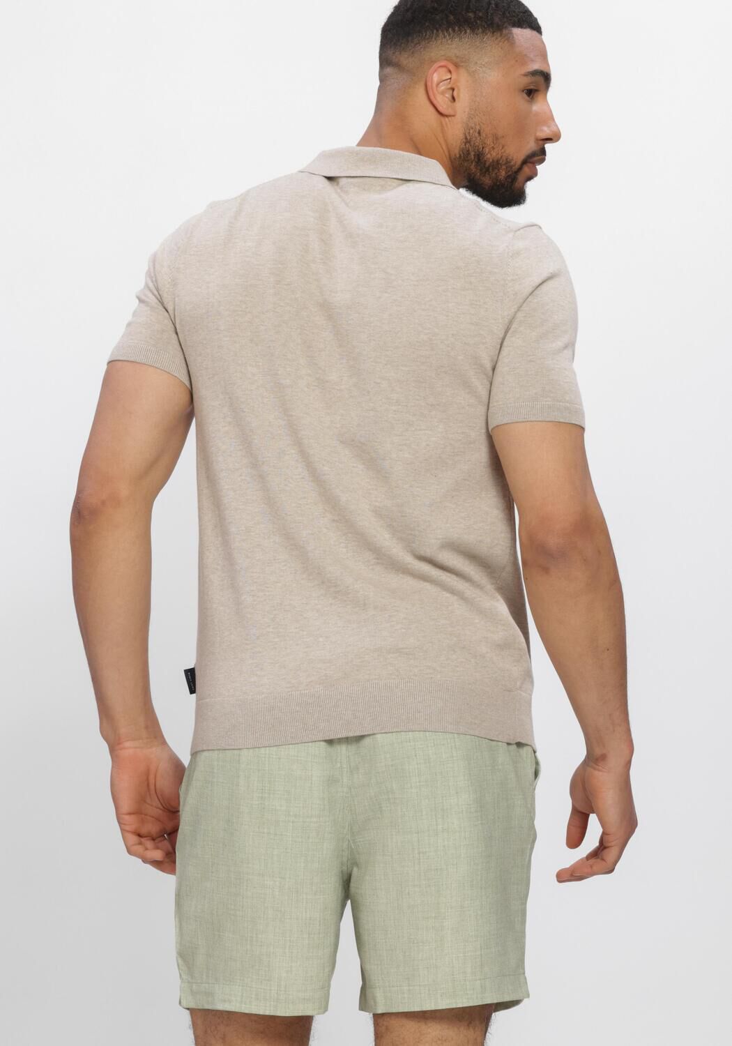Beige SAINT STEVE Polo CHRIS - large
