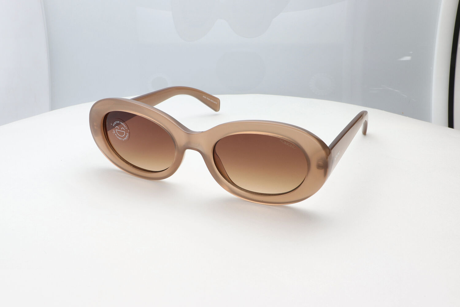 Bruine KOMONO Zonnebril LUNA - large