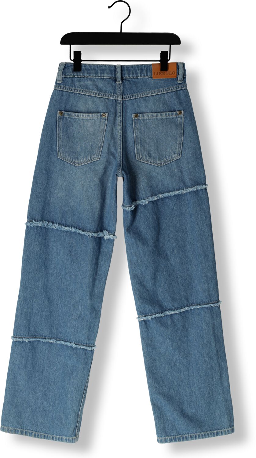 LIKE FLO Meisjes Jeans Femm Flo Denim Wide Leg Blauw