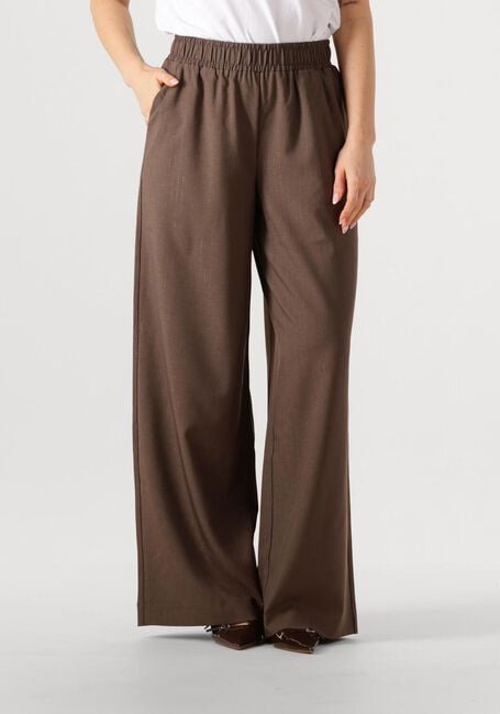 Bruine Y.A.S. Wijde broek YASSHIMMA MW PANT - large