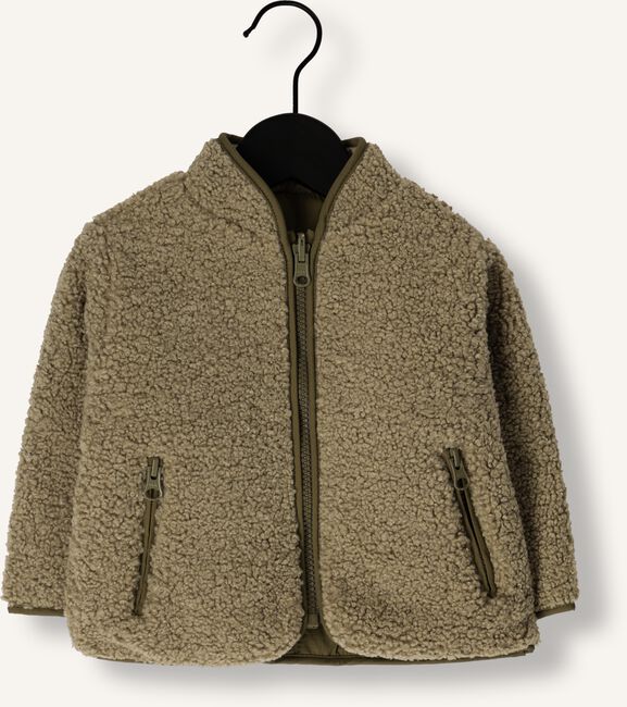 Groene QUINCY MAE Jack SHEARLING ZIP JACKET Groene QUINCY MAE Jack SHEARLING ZIP JACKET - large