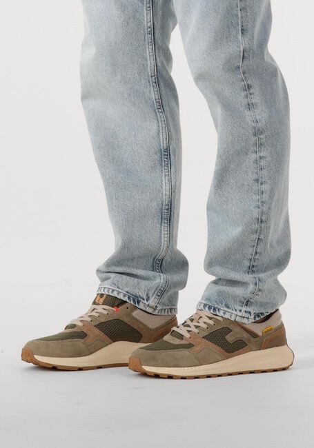 Groene FAGUO Lage sneakers LIMWOOD SYN WOVEN - large