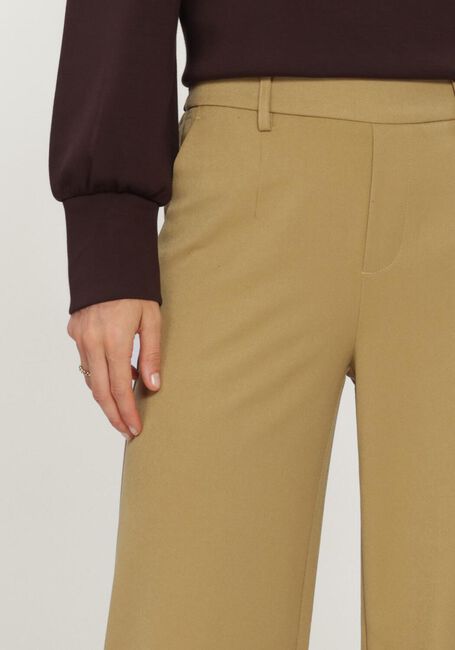 Zand OBJECT Wijde broek OBJLISA WIDE PANT - large