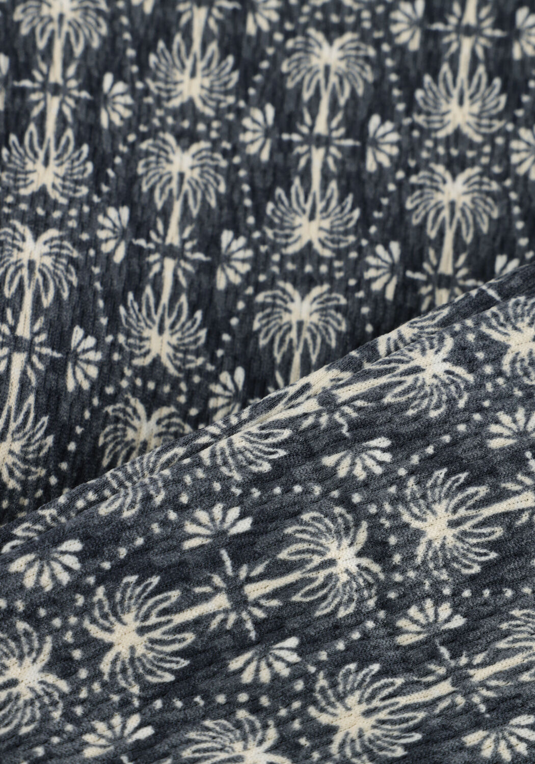 Antraciet LIKE FLO Flared broek FLOOR STRUCTURE FLARED PANTS - large