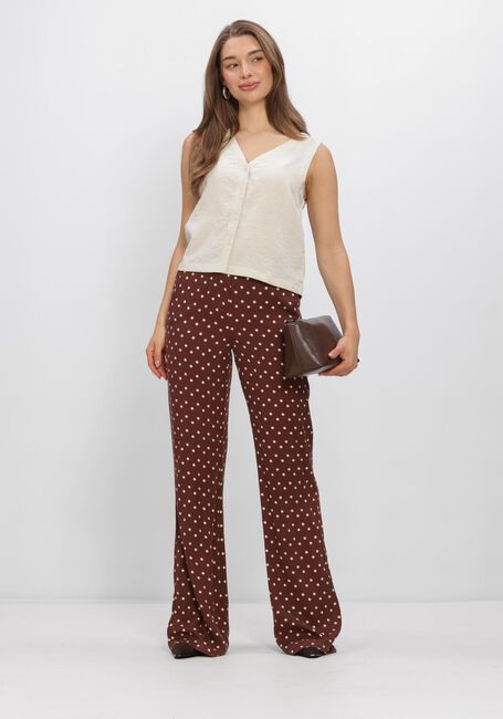 Bruine YDENCE Broeken PANTS STACEY TALL - large