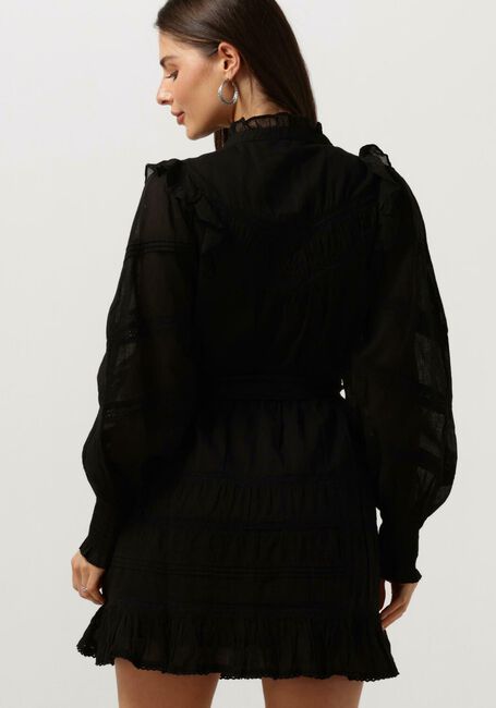 Zwarte NEO NOIR Mini jurk SALLI S VOILE DRESS - large