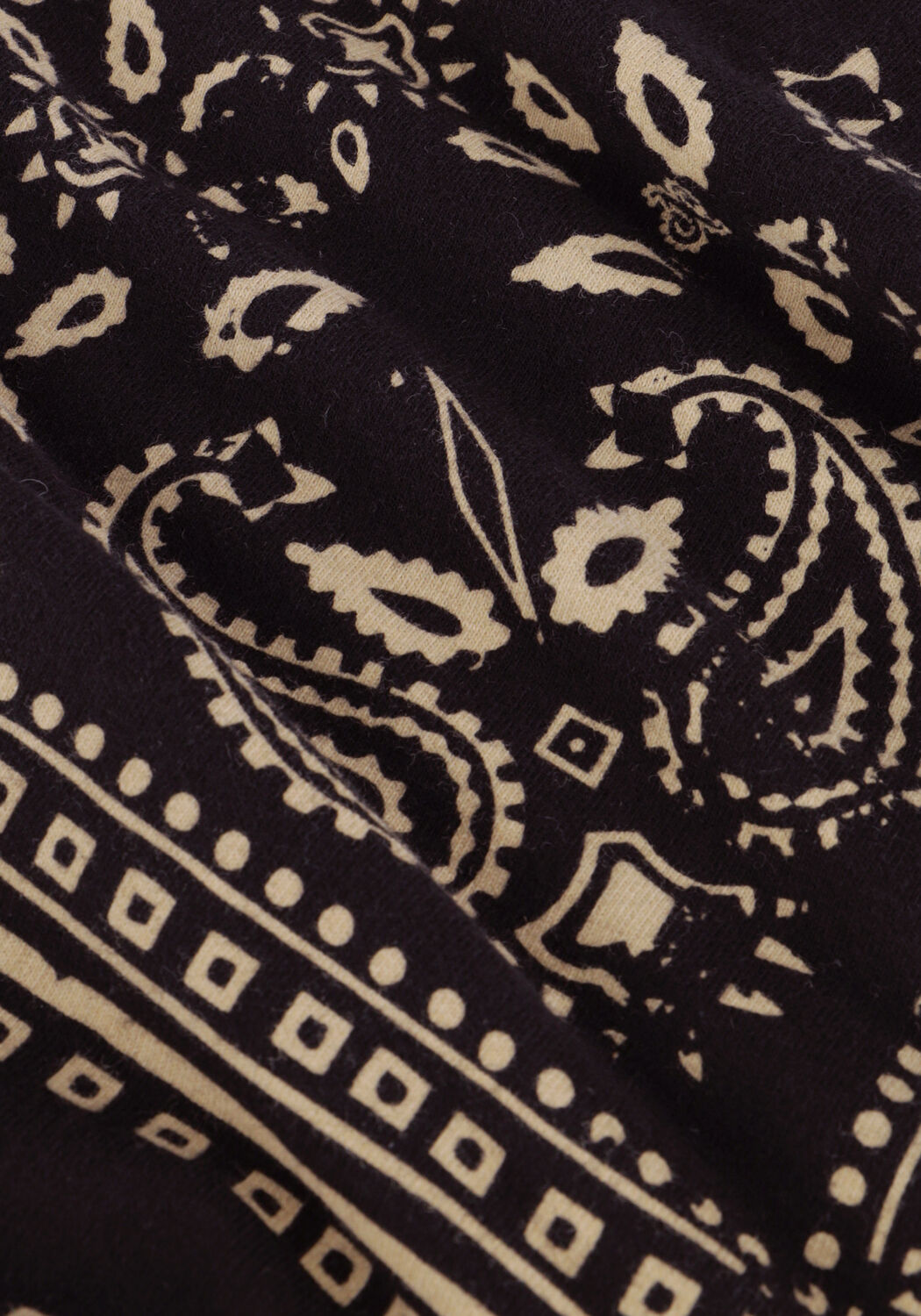 Zwarte 10DAYS Joggingbroek CROPPED JOGGER PAISLEY - large