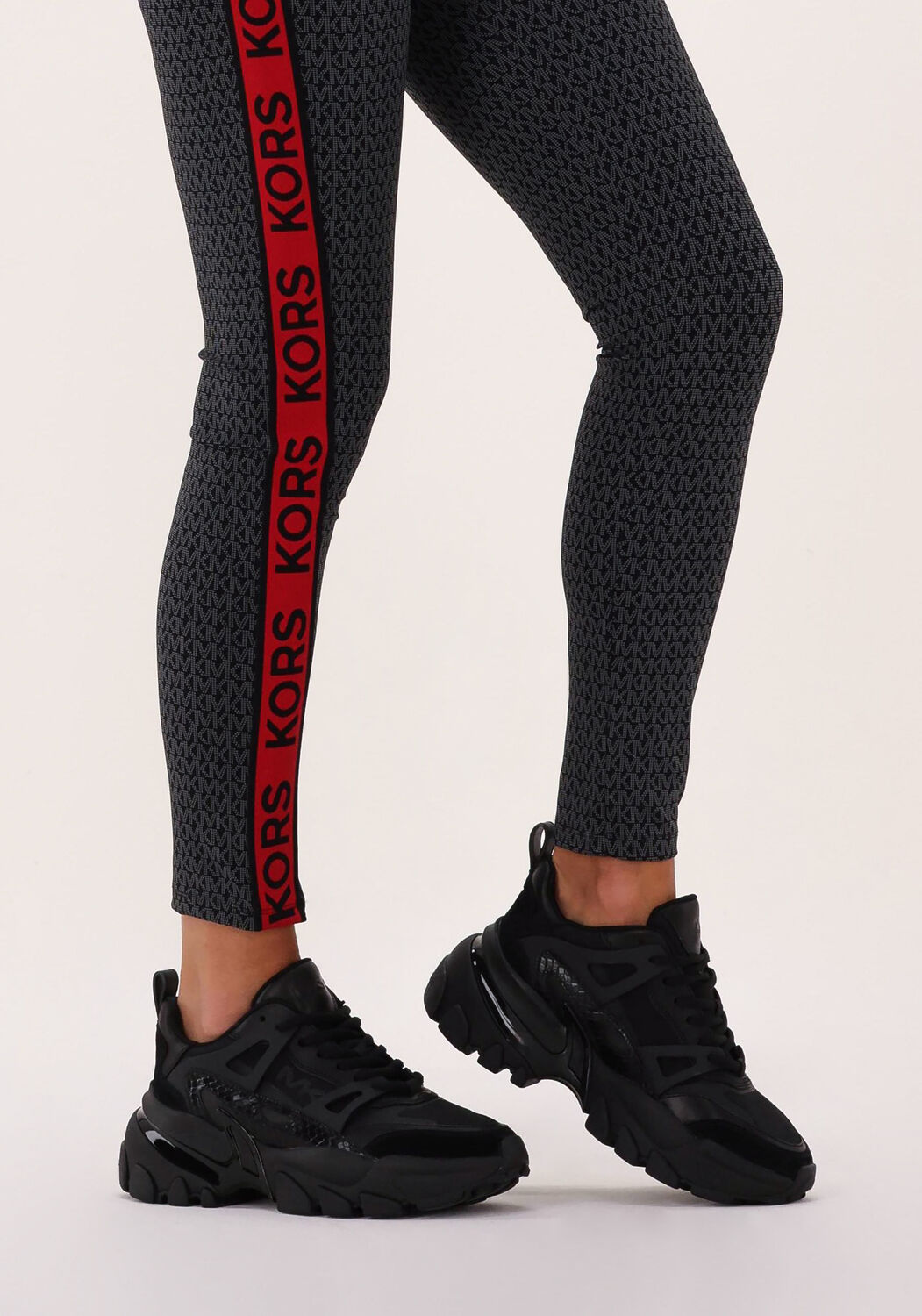 Zwarte MICHAEL KORS Lage sneakers NICK TRAINER - large