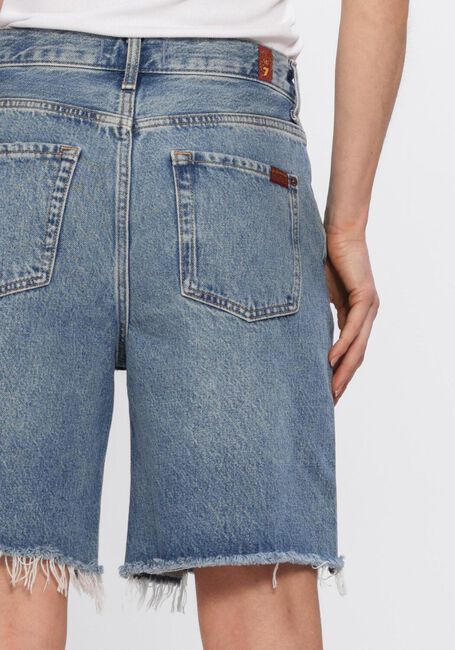 Blauwe 7 FOR ALL MANKIND Wide jeans LOLA SHORTS WAVE - large