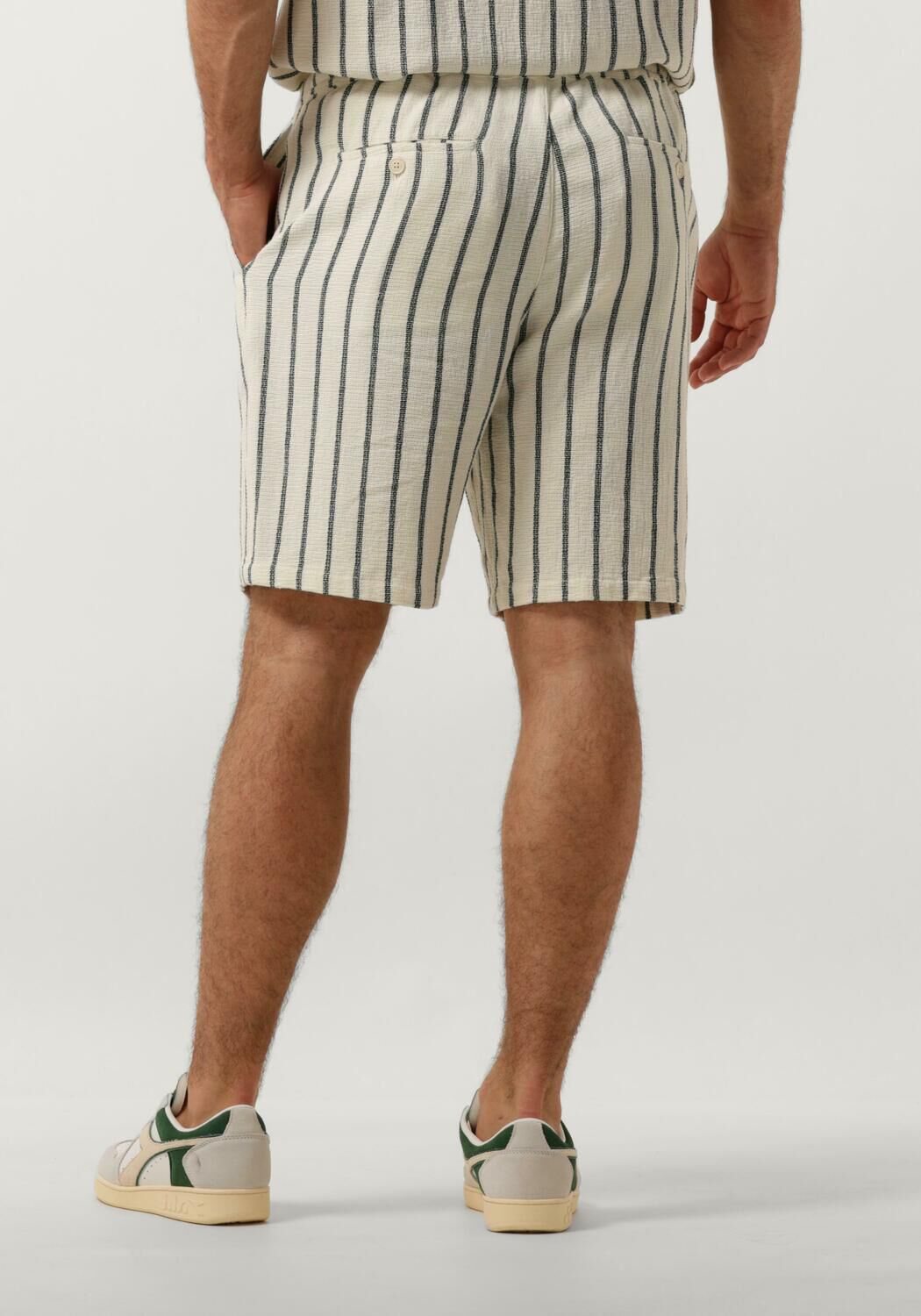 SELECTED HOMME Heren Broeken Slhcomfort-brody-sal Shorts Gebroken Wit