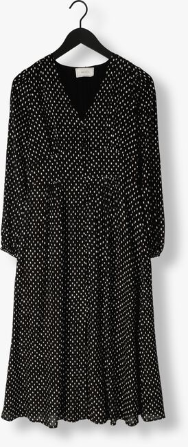 Zwarte NEO NOIR Midi jurk TIMMA MINI STITCH DRESS - large