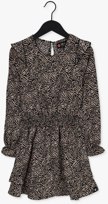 Zwarte RELLIX Mini jurk DRESS RUFFLE AOP - large