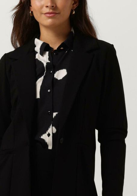 Zwarte JANSEN AMSTERDAM Blazer HV242 BLAZER WITH LONG SLEEVE - large