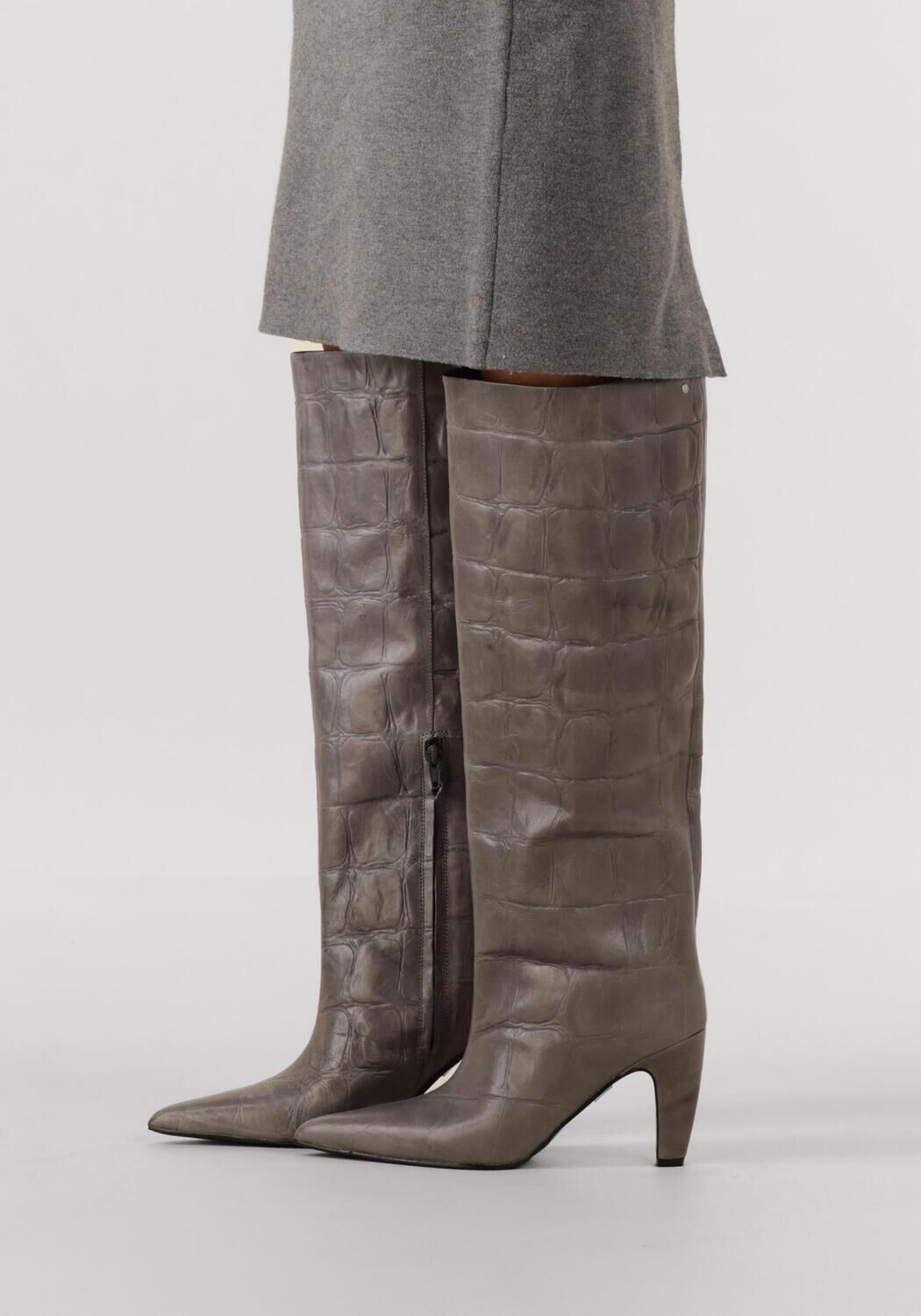 Grijze BRONX Hoge laarzen LOW-JADEY - large