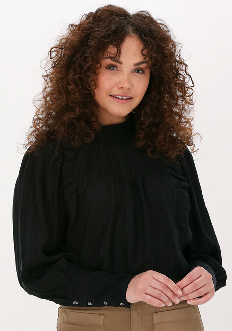 Zwarte CO'COUTURE Blouses LISISSA FRILL BLOUSE - large