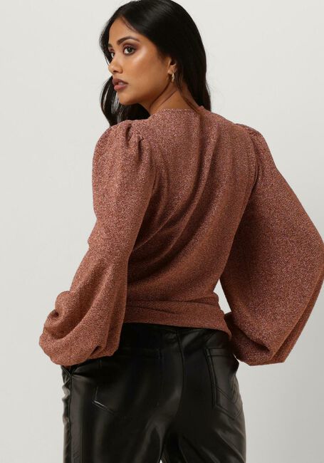 Roze SUMMUM Blouses LONG SLEEVE TOP LUREX JERSEY - large