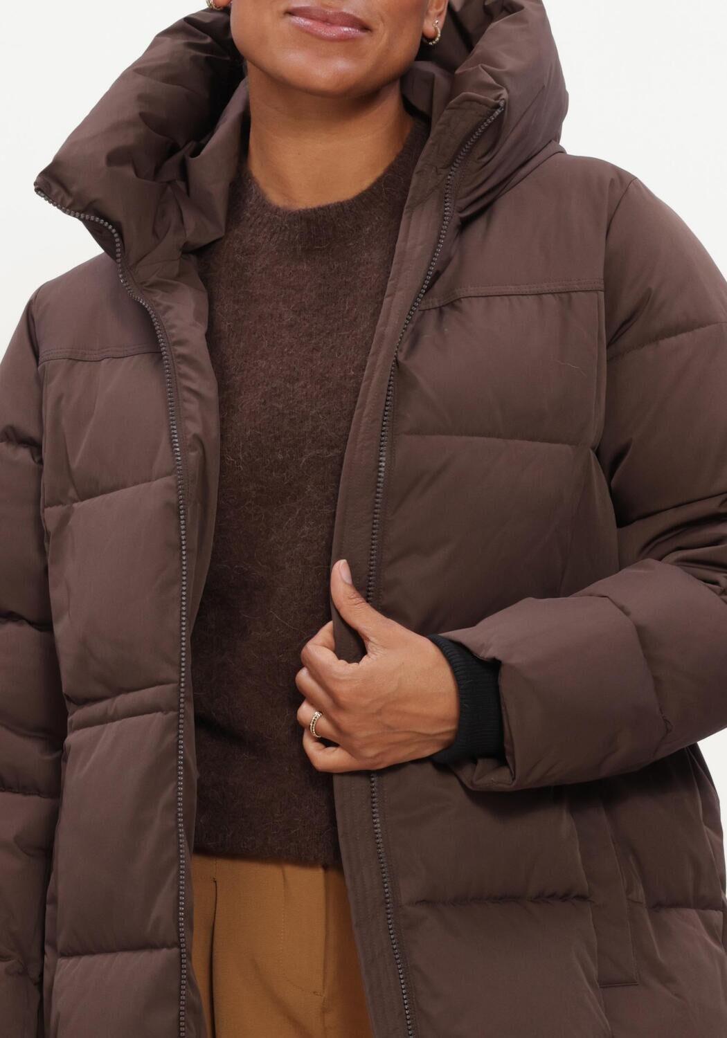 Bruine MSCH COPENHAGEN Gewatteerde jas MSCHZALA PAVINARIA JACKET - large