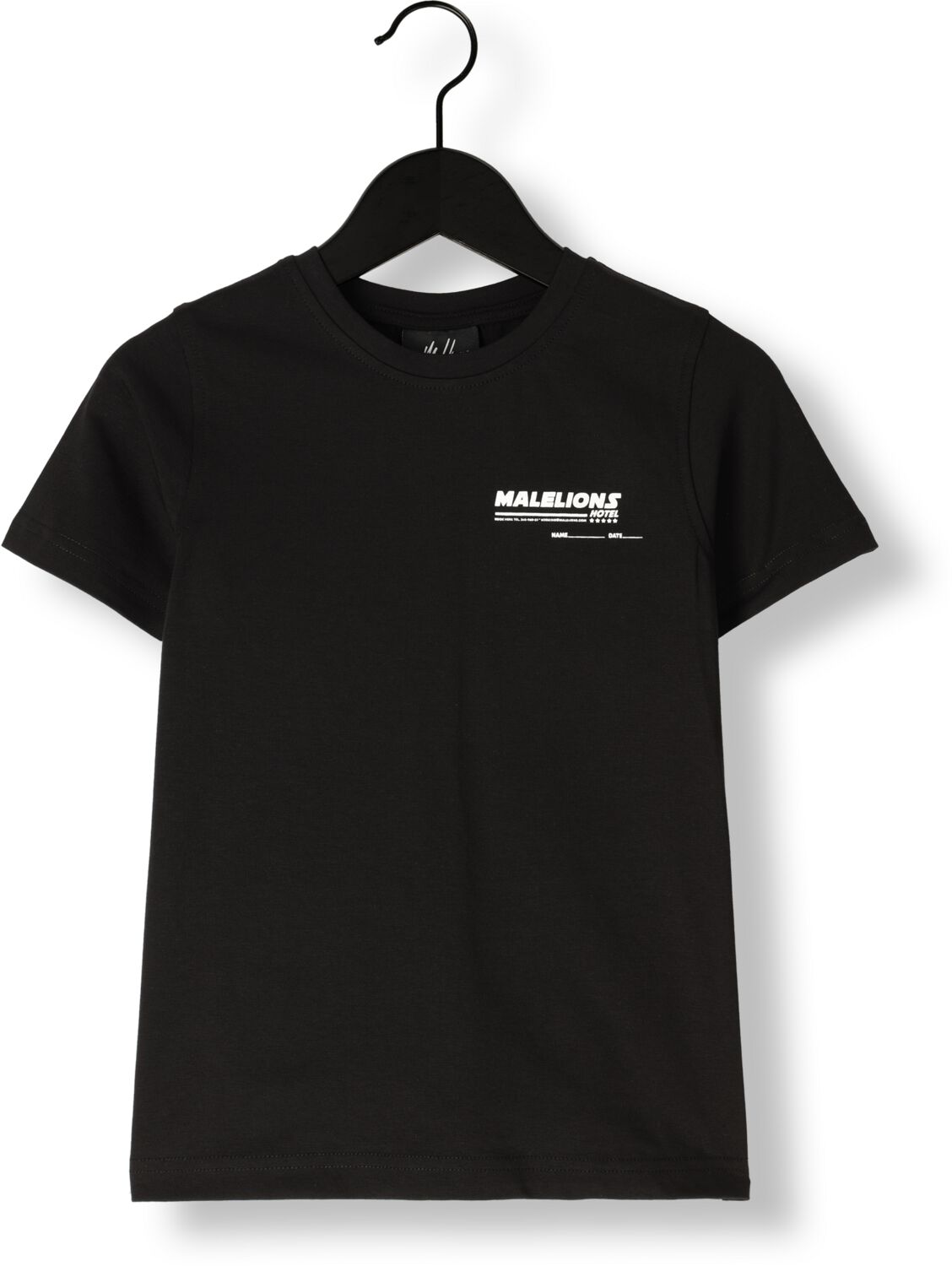 MALELIONS Jongens Polo's & T-shirts Paradise T-shirt Zwart