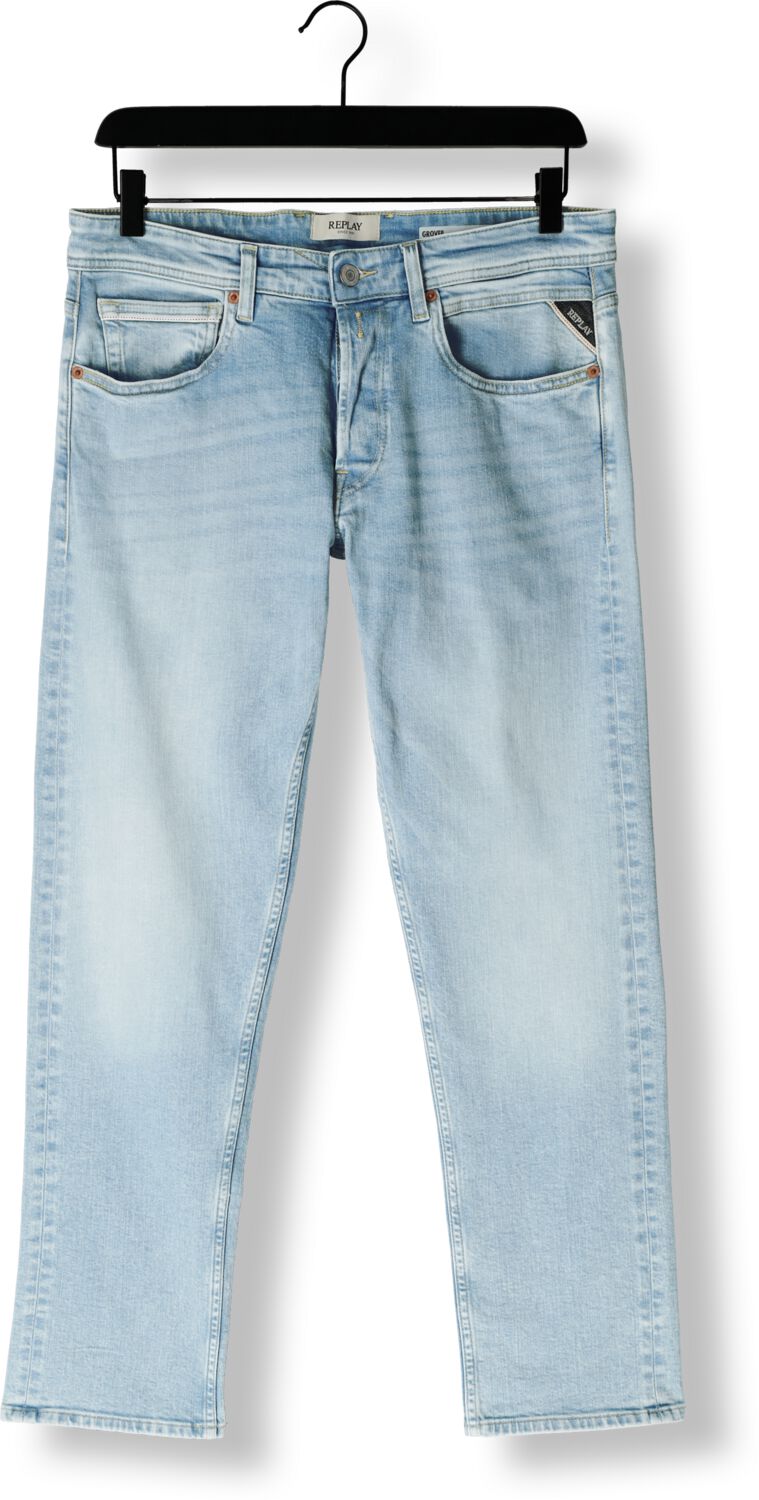 REPLAY Heren Jeans Grover Pants Lichtblauw