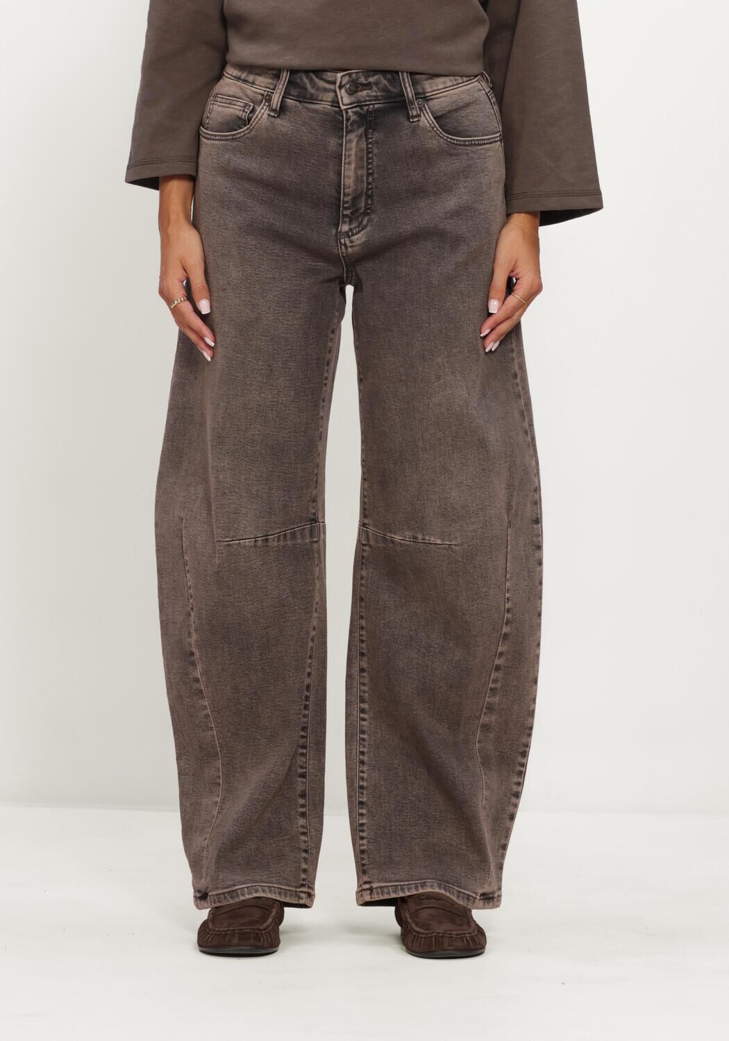 Bruine MAC Wide jeans 0333L AUTH. COMFORT VINTAGE DENIM - large