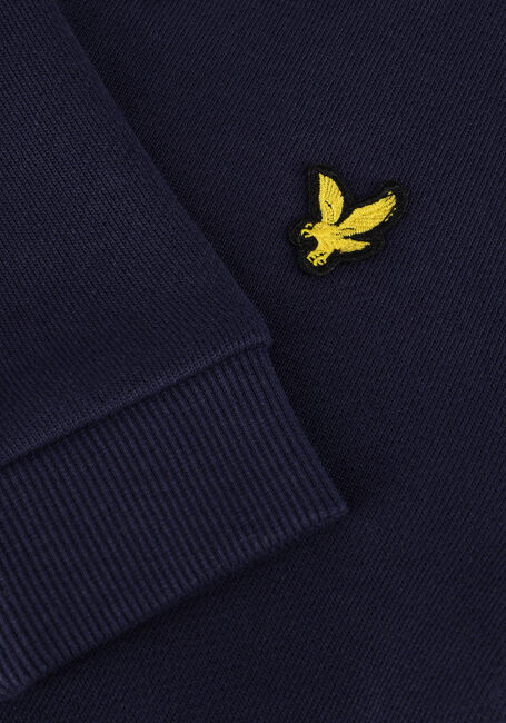 Donkerblauwe LYLE & SCOTT Sweater PLAIN CREW NECK SWEATSHIRT - large