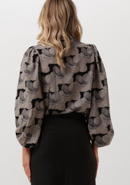 Zwarte JANSEN AMSTERDAM Blouses GF159 BLOUSE AVALON - large
