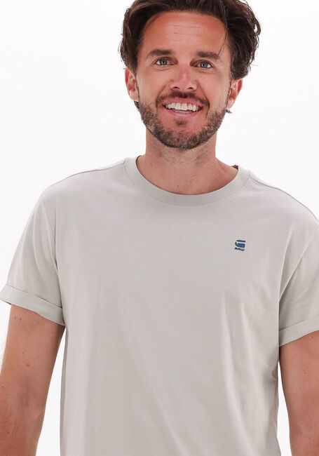 Lichtgrijze G-STAR RAW T-shirt LASH R T S\S - large