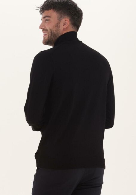 Zwarte SELECTED HOMME Coltrui TOWN MERINO COOLMAX KNIT ROLL B - large