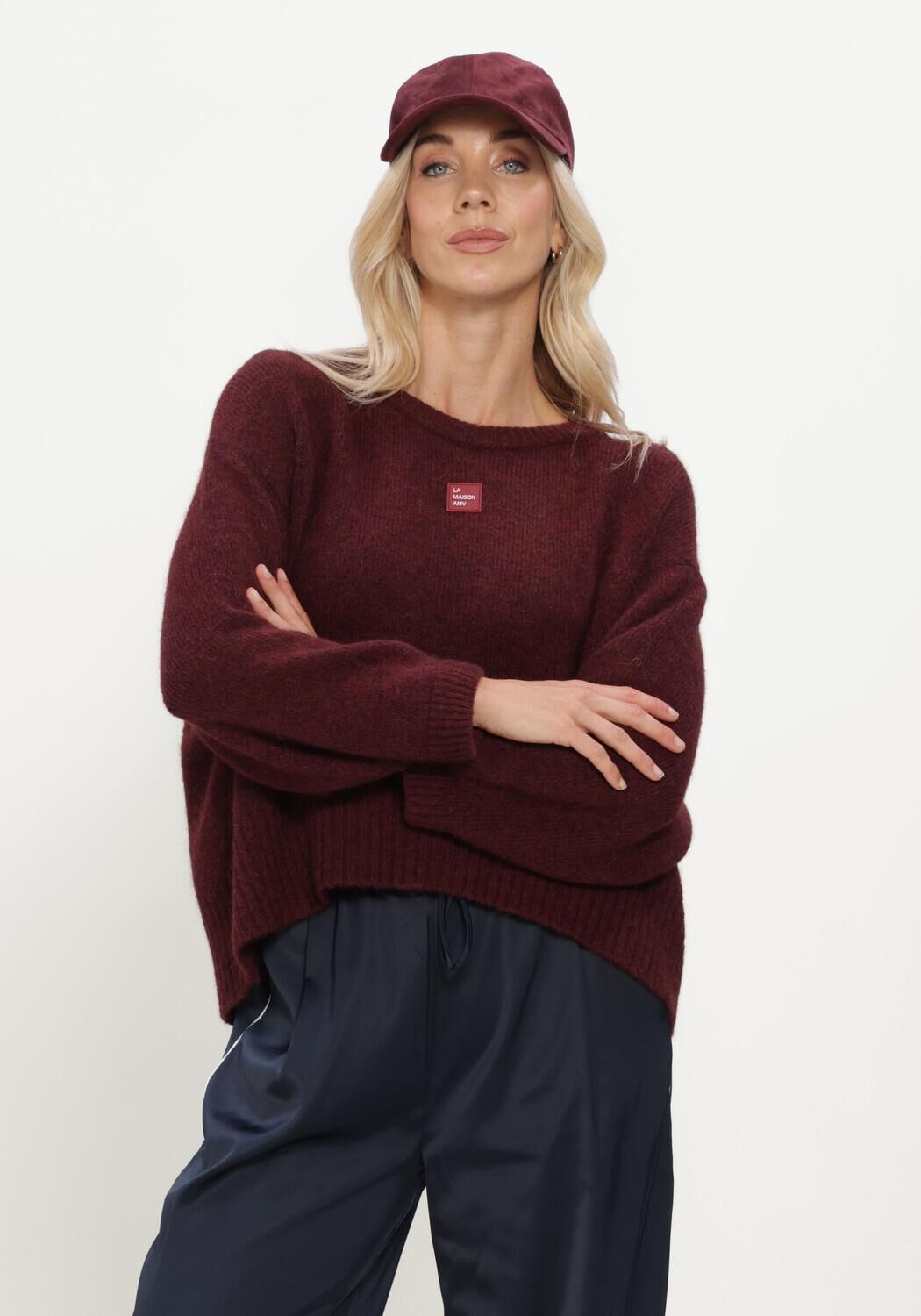 Bordeaux AMERICAN VINTAGE Trui EAST - large