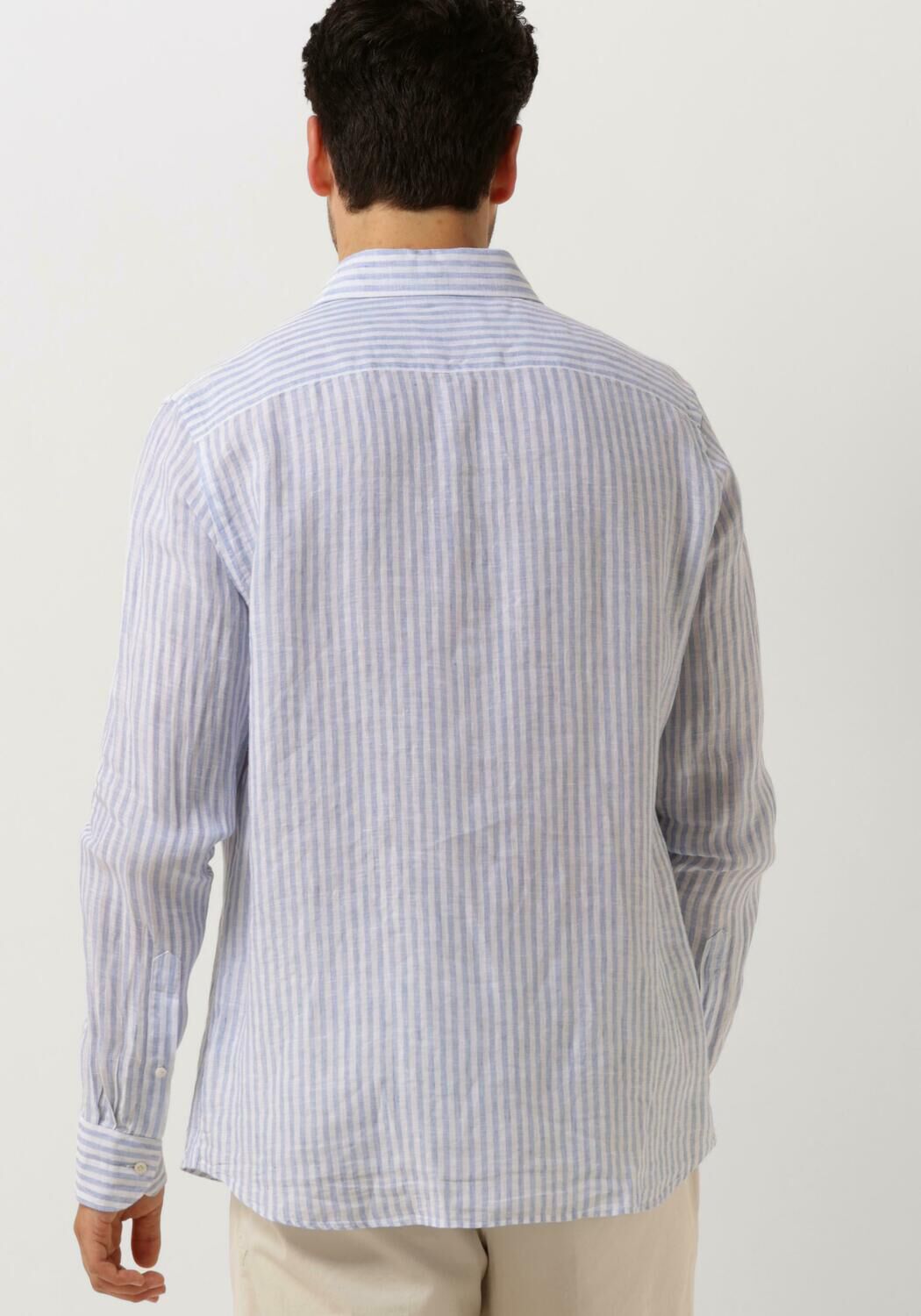 PROFUOMO Heren Overhemden Shirt X-cutaway Blauw