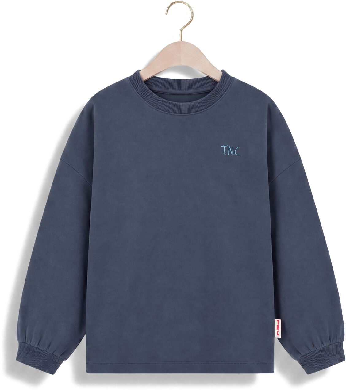 THE NEW CHAPTER Jongens Polo's & T-shirts Lou Longsleeve Donkerblauw