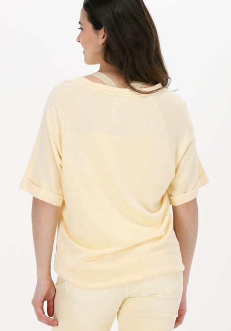 Gele SUMMUM Top SWEATER SHORT SLEEVE FLUID SWE - large