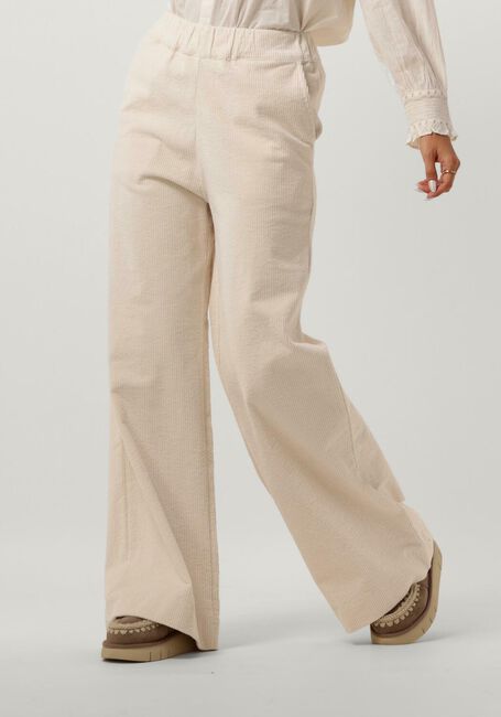 Gele CIRCLE OF TRUST Pantalon LOIS WIDE LEG RIB - large