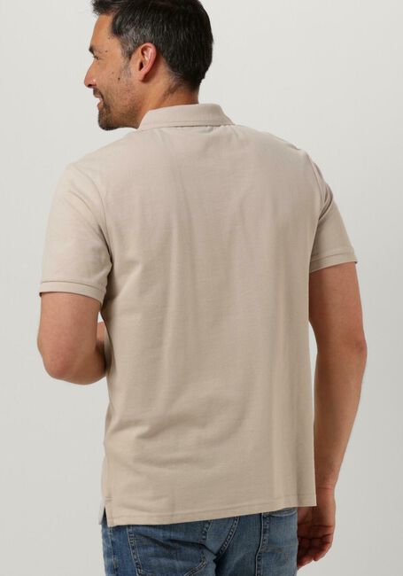 Beige LYLE & SCOTT Polo CREST TIPPED POLO SHIRT - large