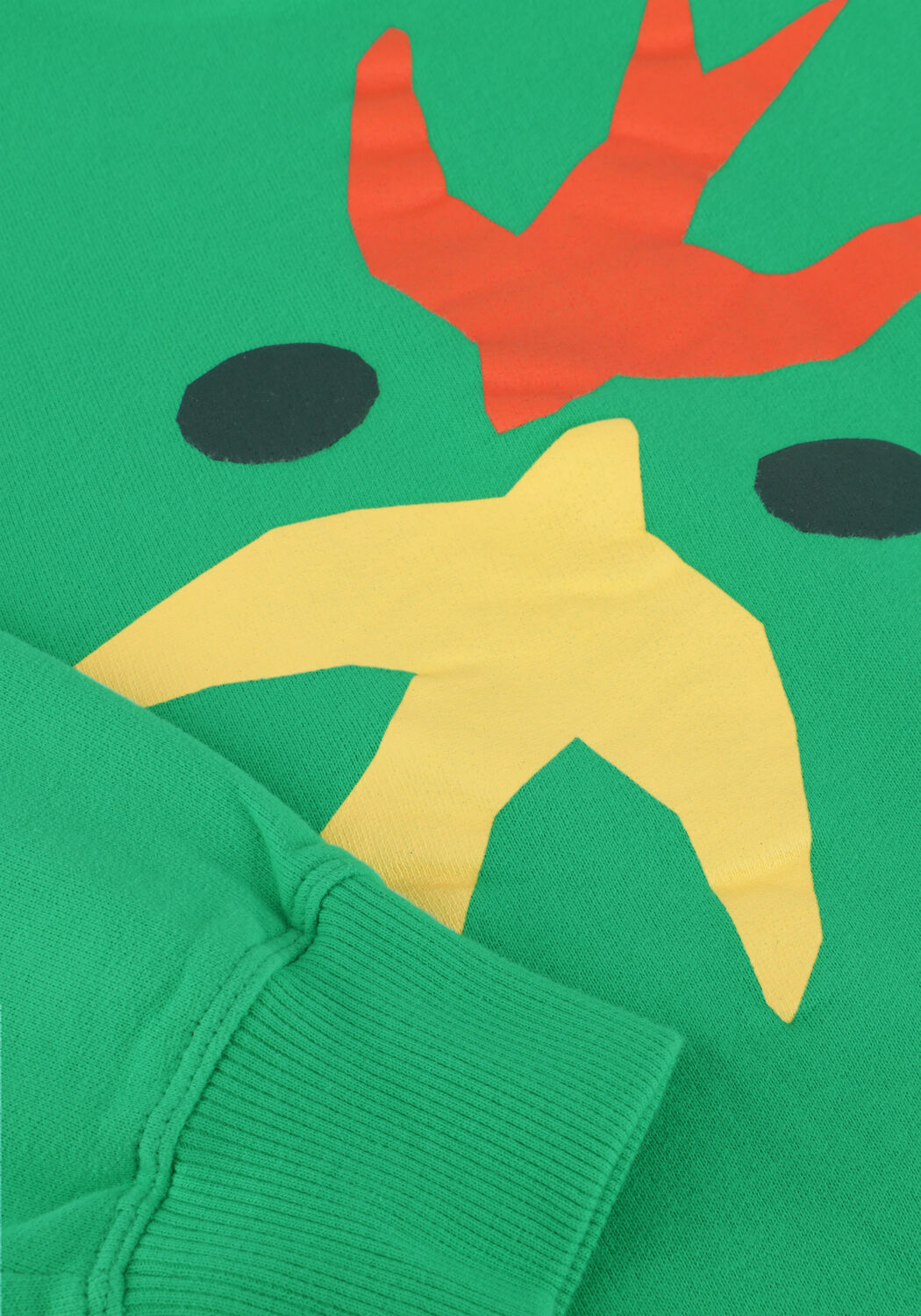 Groene JENEST Sweater ART BIRD SWEATER - large