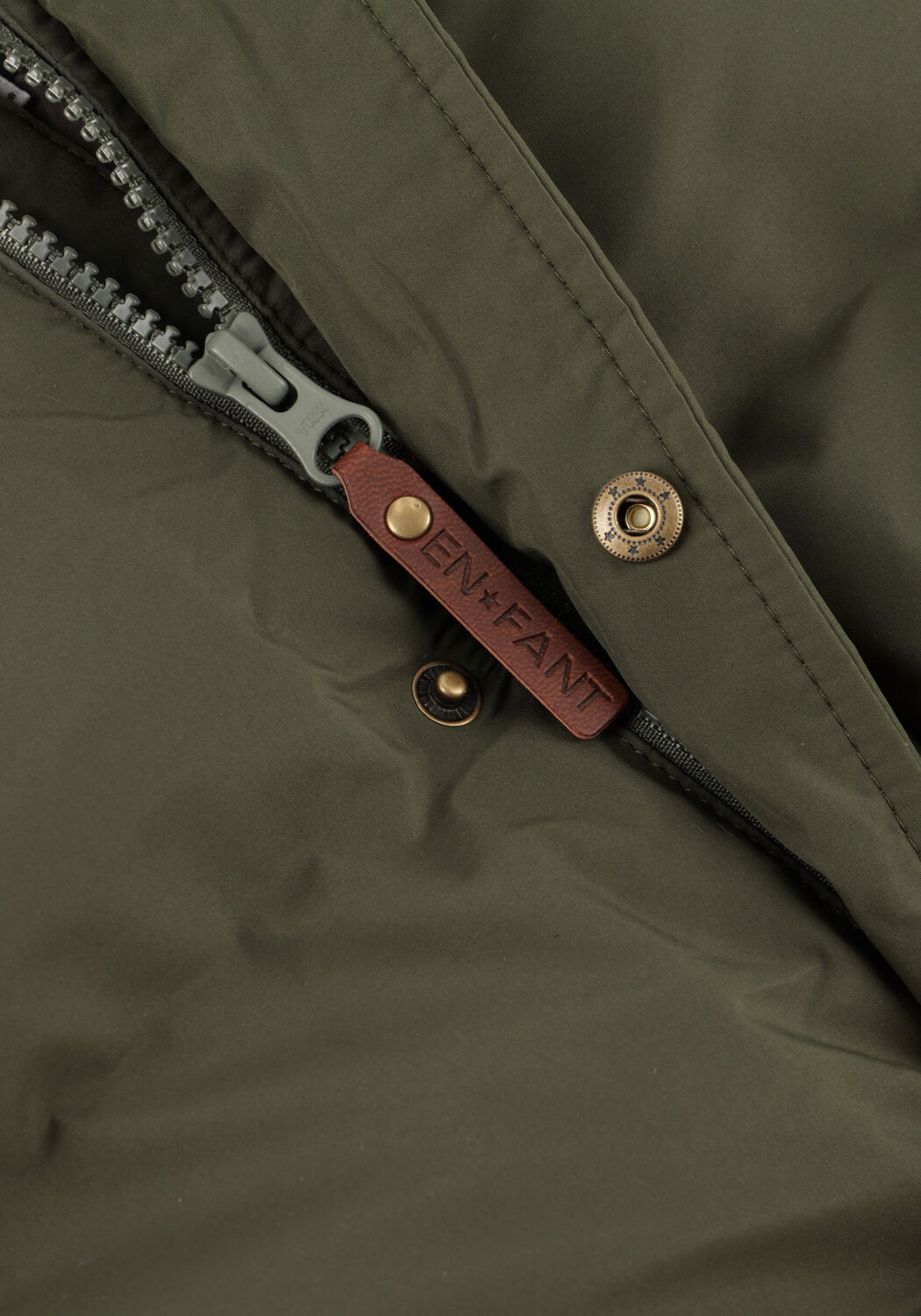 Olijf ENFANT Gewatteerde jas QUILTED JACKET - large