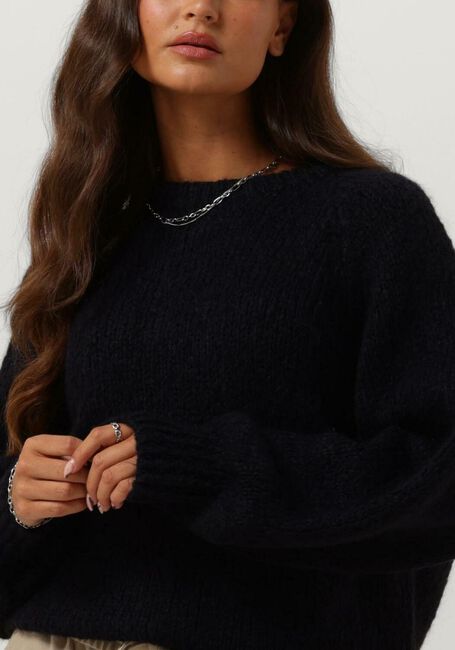 Donkerblauwe BY-BAR Trui LOUA PULLOVER - large