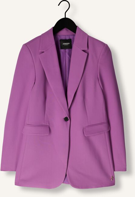 Paarse JANSEN AMSTERDAM Blazer WQ238 WOVEN BLAZER WITH LONG SLEEVE Paarse JANSEN AMSTERDAM Blazer WQ238 WOVEN BLAZER WITH LONG SLEEVE - large