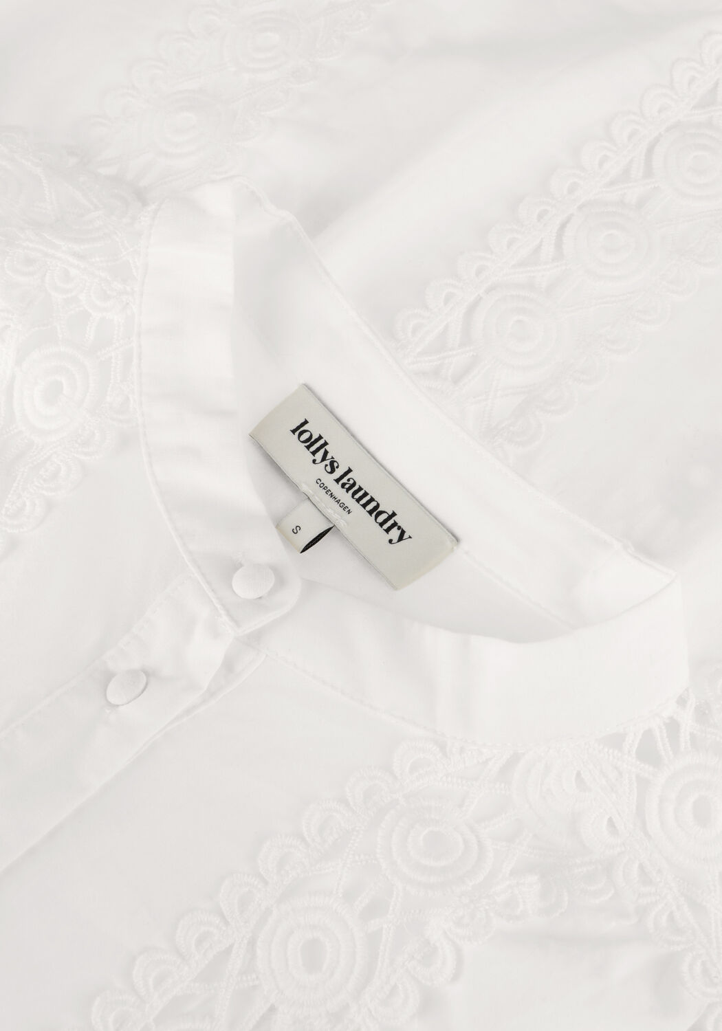 Witte LOLLYS LAUNDRY Blouses JUNELL SHIRT LS - large