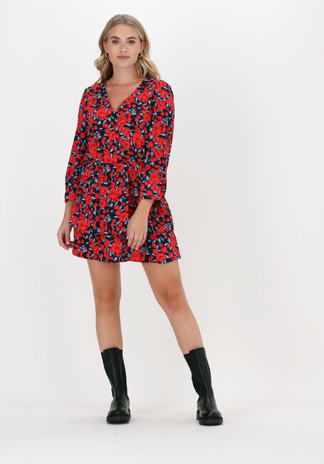 Rode COLOURFUL REBEL Mini jurk IVY ROSES LAYER MINI DRESS - large