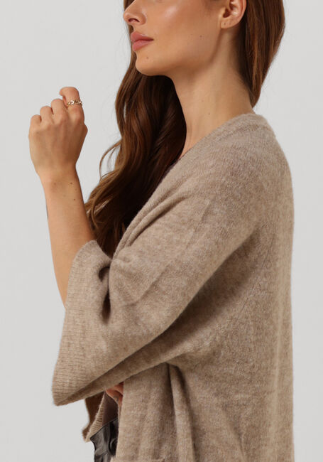 Beige MSCH COPENHAGEN Vest MINE ZENIE 2/4 CARDIGAN - large