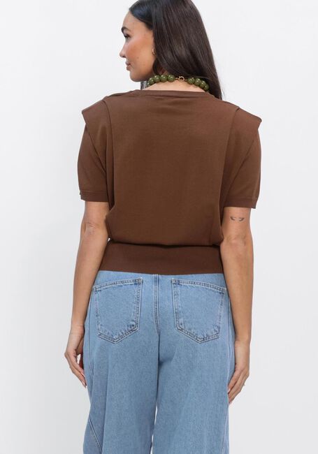 Bruine NOTRE-V Trui NV-HENELINE - large