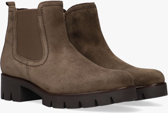 Gabor Enkellaarsjes Dames Chelsea Boots Nubuckleer Wit Gabor Enkellaarsjes Dames Chelsea Boots Nubuckleer Wit